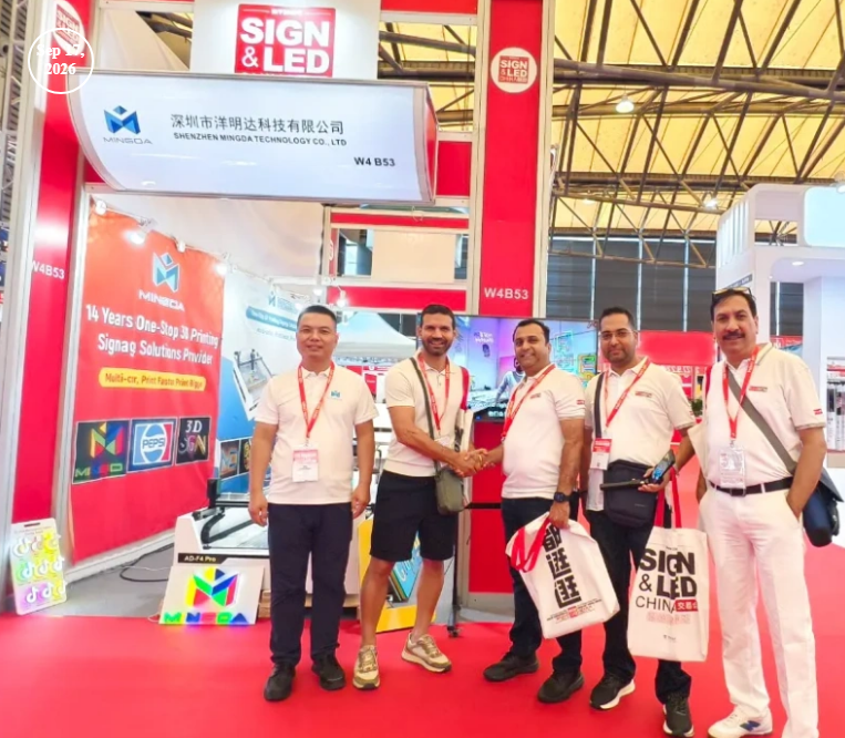 MINGDA: a complete 3D printing workflow at SIGN CHINA 2026