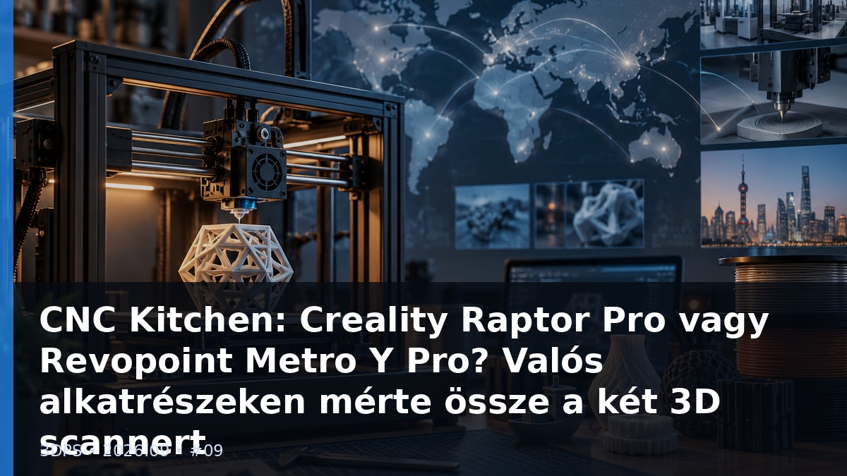 CNC Kitchen Tests Creality Raptor Pro vs. Revopoint Metro Y Pro on Real Engineering Parts
