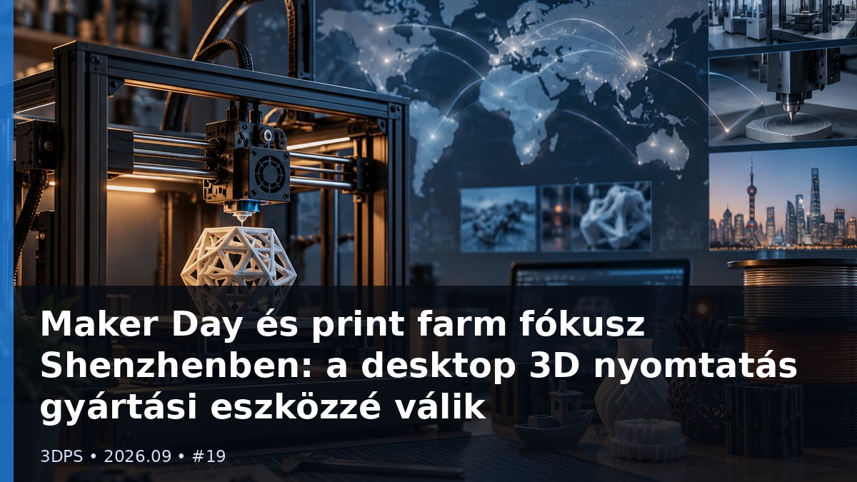 Maker Day and Print-Farm Focus in Shenzhen Show Desktop 3D Printing Moving into Production