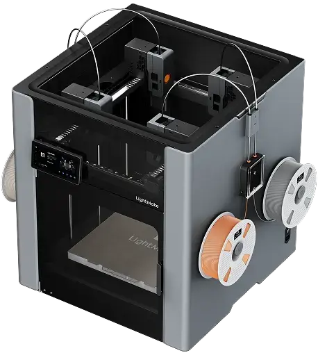 Lightmake L4: Four Fully Independent Toolheads in a Kickstarter Printer