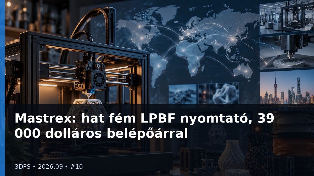 Mastrex Launches Six Metal LPBF Printers with an Entry Price Around $39,000